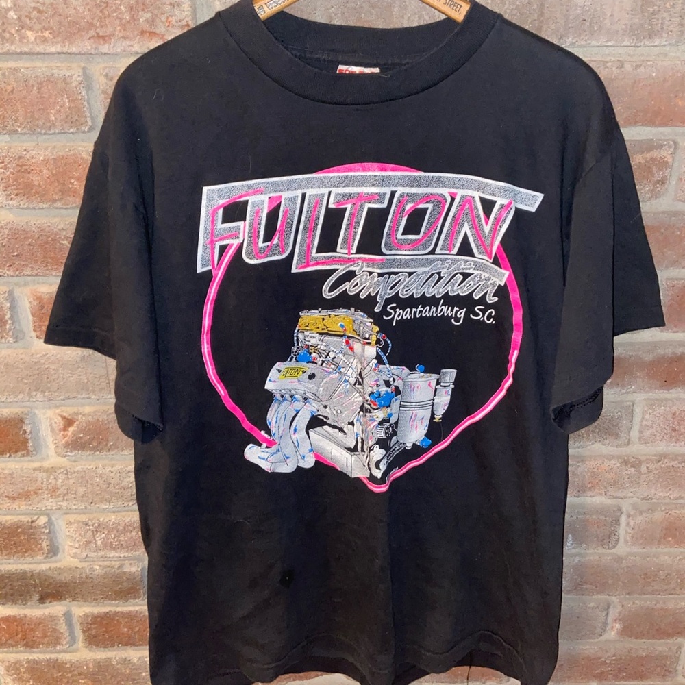 Vintage 90’s Single Stitch Fulton Racing Shirt